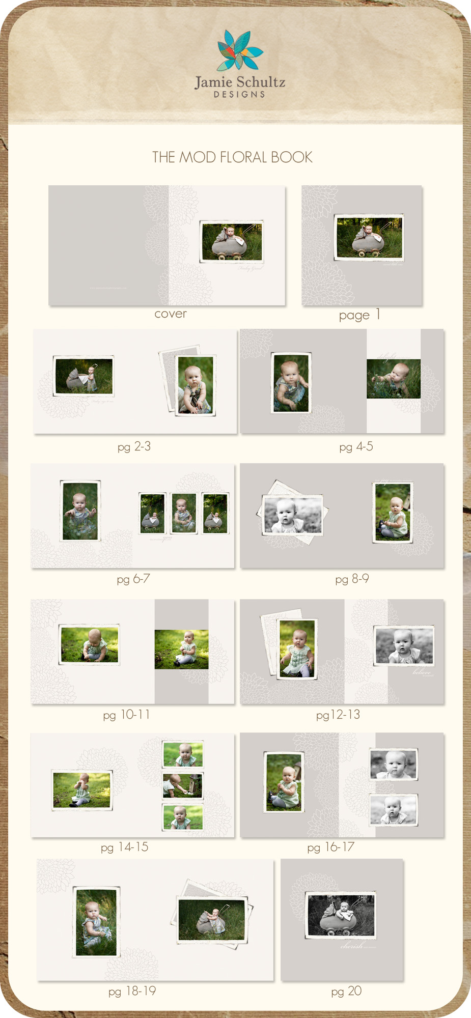 Photoshop templates for professional photographers