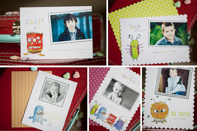 Valentine's Day card templates for professional photographers