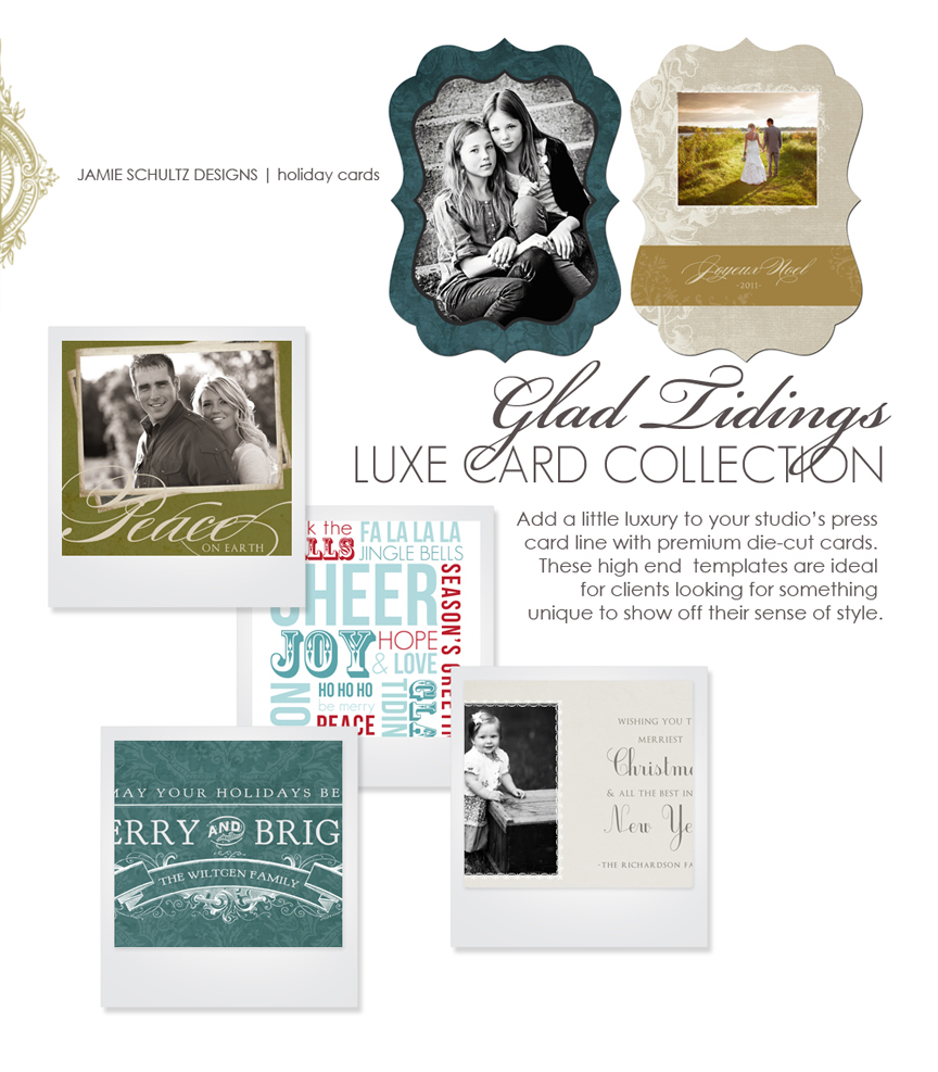 holiday card photoshop templates for professional photographers