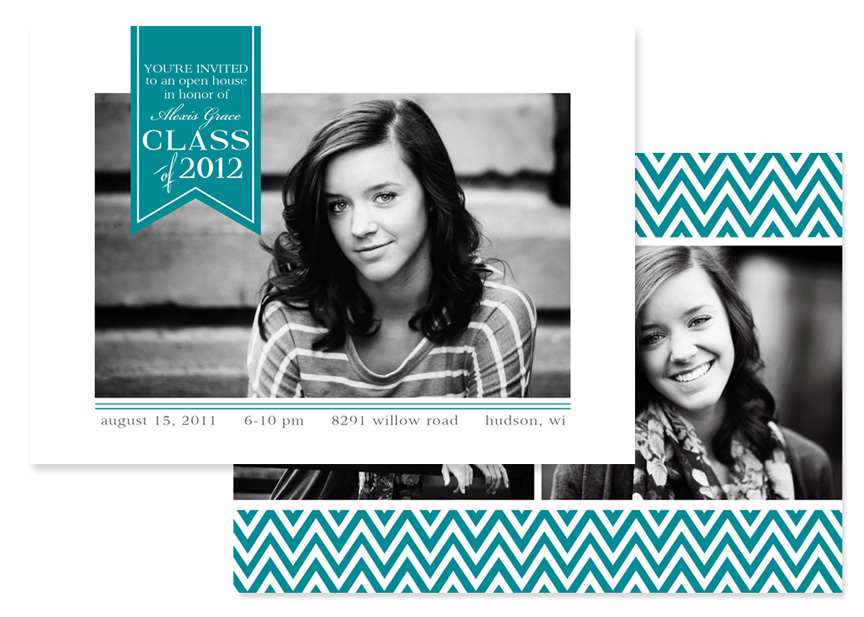 high school senior open house invitations