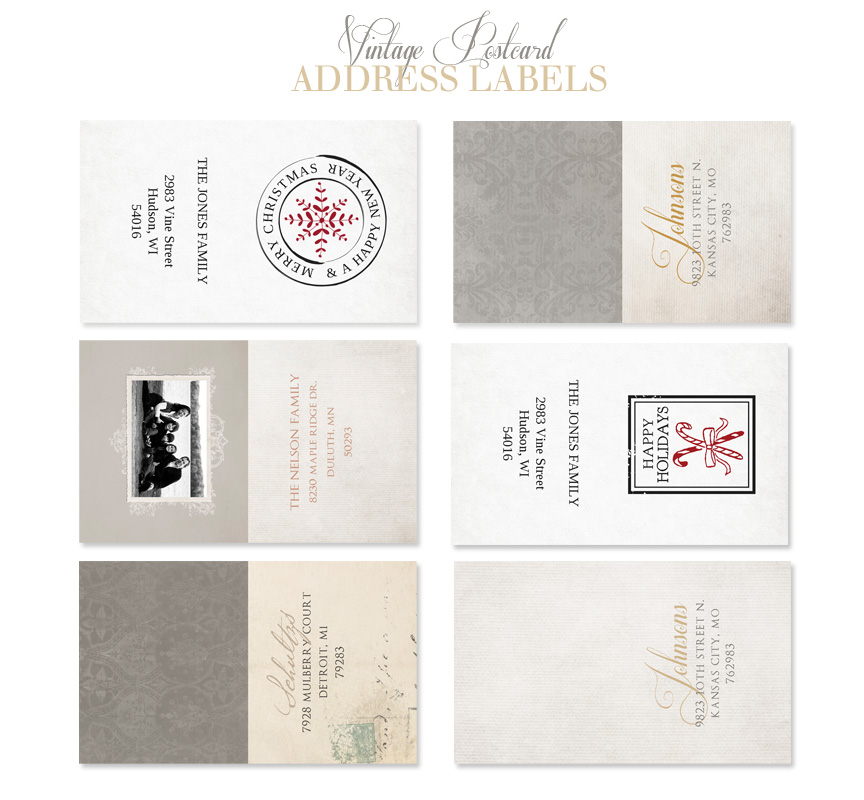 Holiday Card Templates by Jamie Schultz Designs