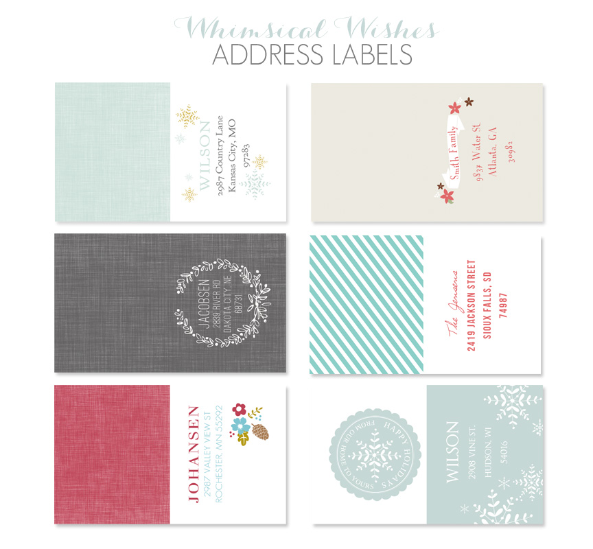 Christmas Card Templates by Jamie Schultz Designs