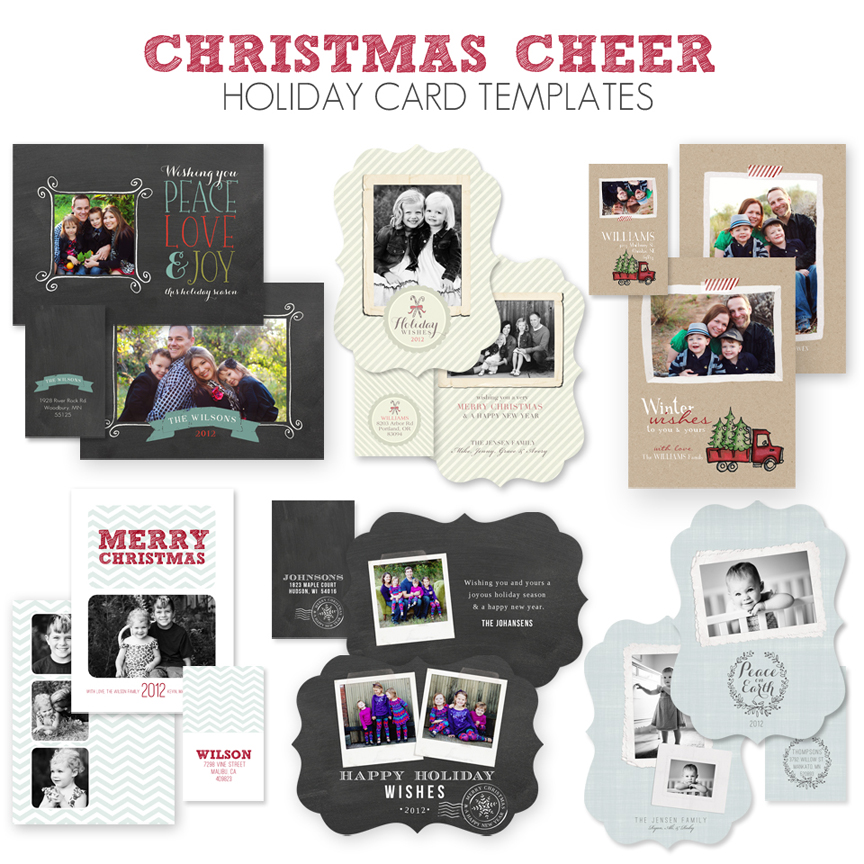 Christmas Cheer Templates from Jamie Schultz Designs