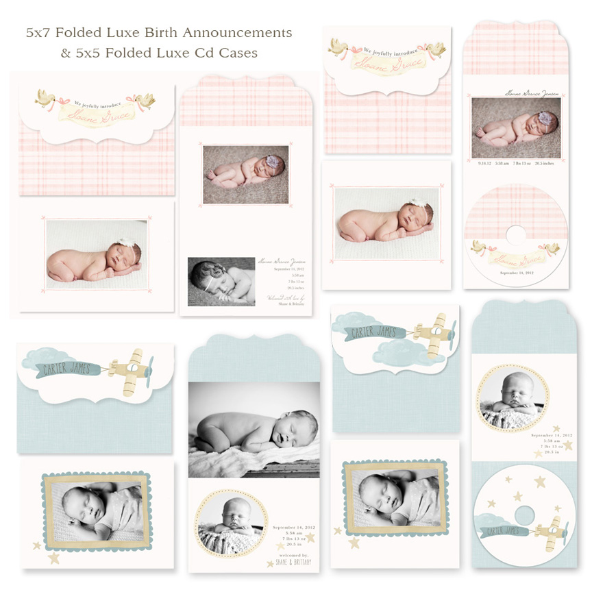 Folded Luxe Templates by Jamie Schultz Designs