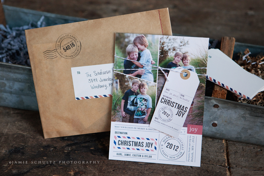 Christmas Card by Jamie Schultz Designs