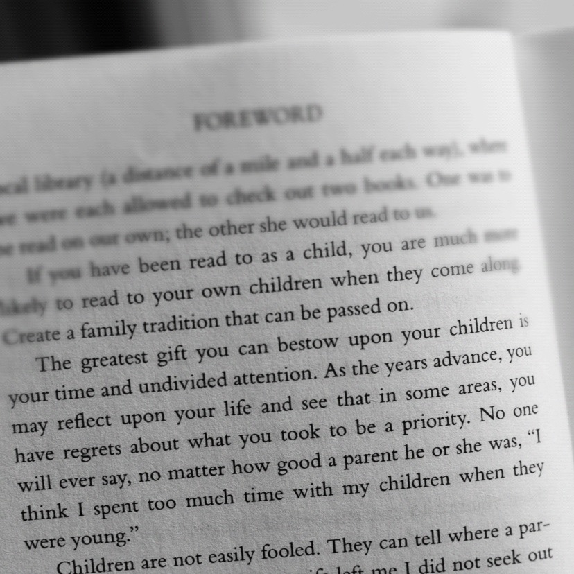 The greatest gift you can bestow upon your children is the gift of time...